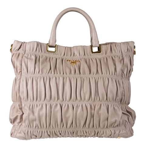 prada taupe ruched bag|prada leather bag.